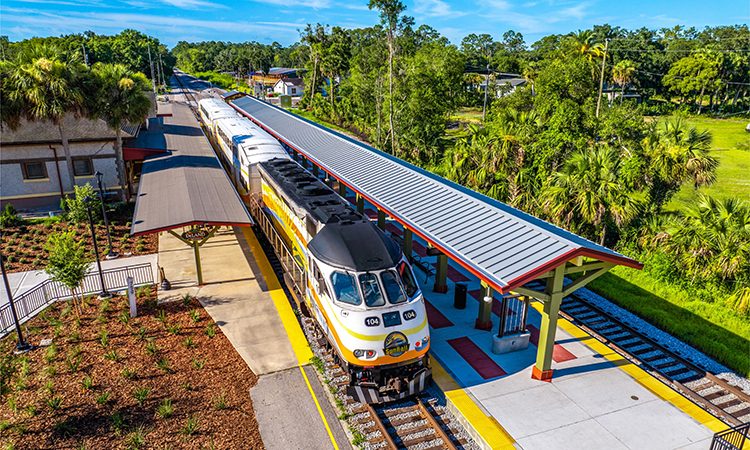 DeLand SunRail Station opens, completing 61 mile Central Florida commuter rail Line