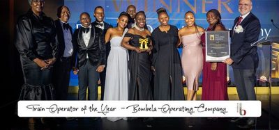 Bombela Operating Company awarded Train Operator of the Year in South Africa