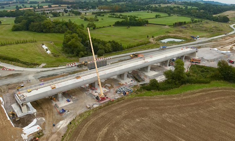 HS2 project completes first viaduct in Northamptonshire