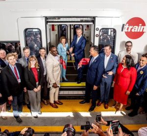 Caltrain welcomes first passengers on new electric trains