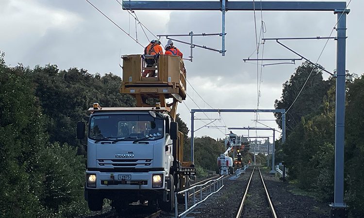 KiwiRail announces electrification milestone for Papakura to Pukekohe line