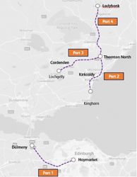 Work to electrify Fife Circle Line begins