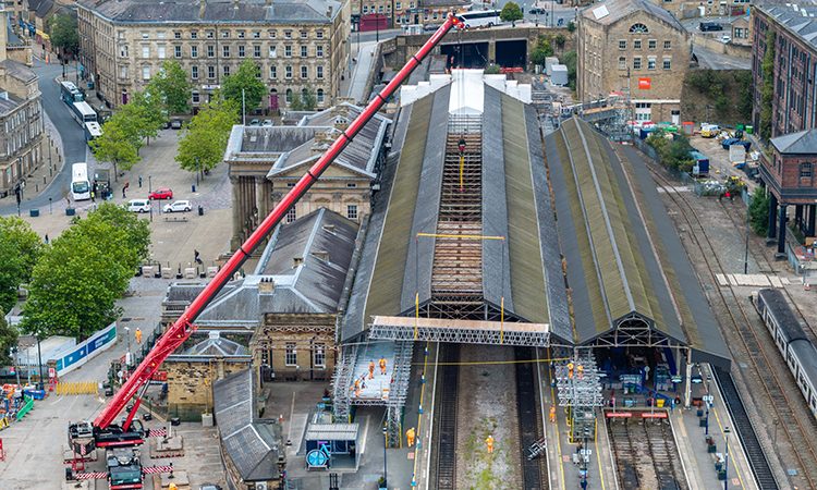 Huddersfield Station marks one year of upgrades under Transpennine Route Upgrade