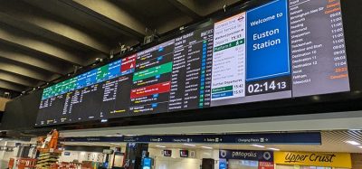 Network Rail to test large screen for live travel updates at London Euston