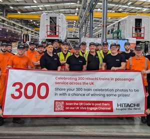 Hitachi delivers 300th train, marking a milestone in UK rail transformation