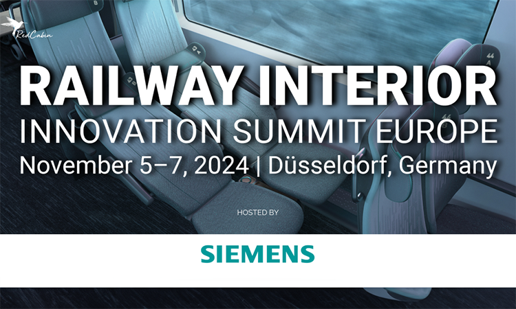 Railway Interior Innovation Summit Europe 2024 set for November in Essen, Germany