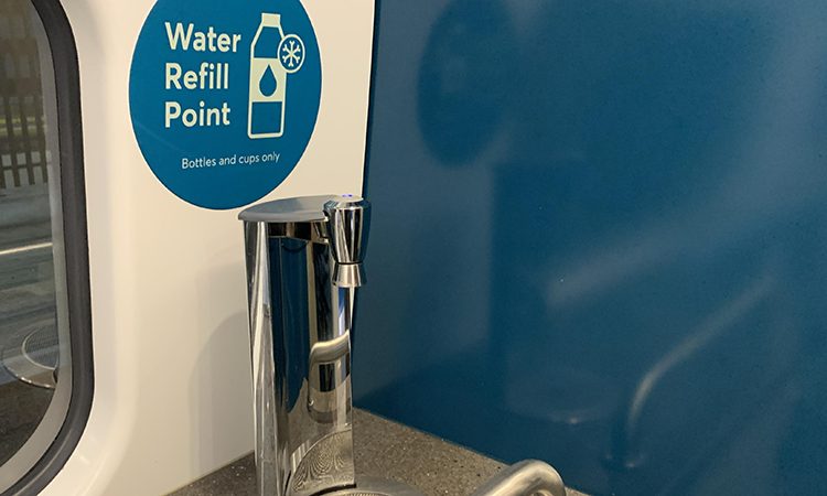 Avanti West Coast launches first on-board water refill points for rail passengers