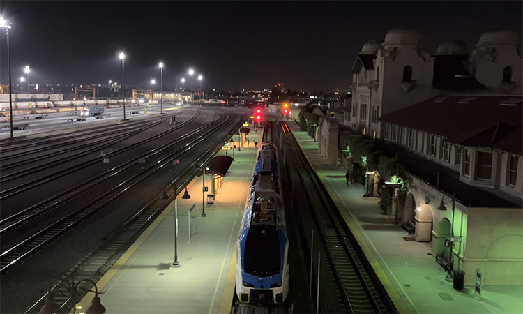 San Bernardino welcomes North America's first zero-emission passenger train