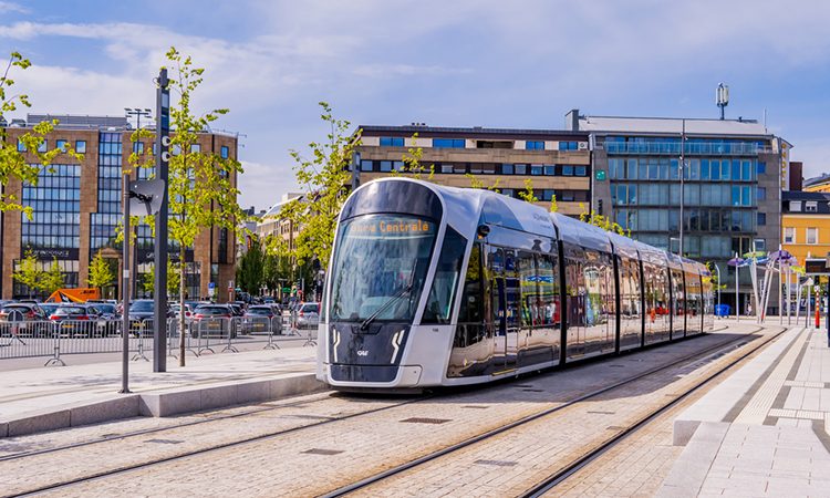 Luxembourg tram